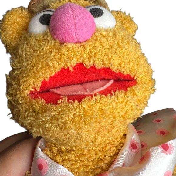 Disney Store Muppets Fozzie Bear Plush Stuffed Animal 16" Most Wanted Movie - Picture 4 of 11